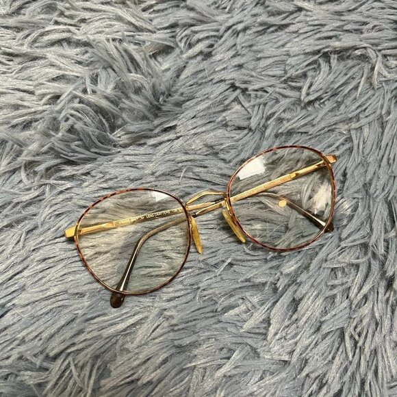 Vintage Frame Italy For Lenscrafters University Judge Tortoise Frames - Picture 1 of 5